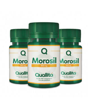 Kit Morosil 500 mg – 3 Potes de 30 Cápsulas cada *Com Selo de Autenticidade Galena
