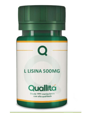 L-Lisina 500mg em Capsulas - Melhora sua imunidade
