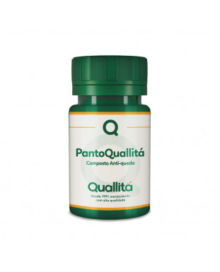PantoQuallitá – 180 cápsulas – Pronto Quallitá - Composto Anti-queda. Auxilia no crescimento e fortalecimento dos cabelos e unhas. 