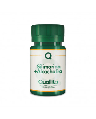 Silimarina 50mg (80% silimarina;30% Silibinas)+ Alcachofra 300mg - Hepatoprotetor - Cápsulas 